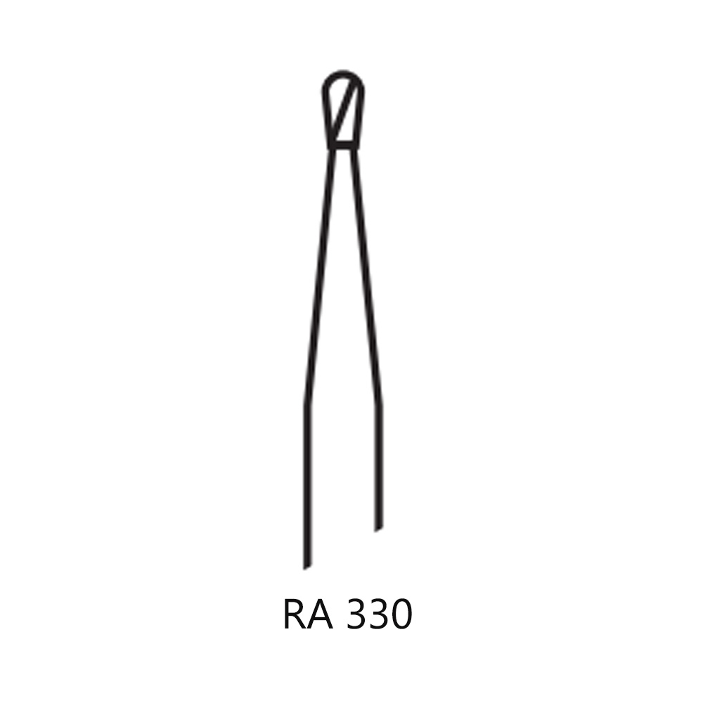 Pivo Pear Shaped Carbide Contra-angle Bur - RA-330 (Pack Of 5)
