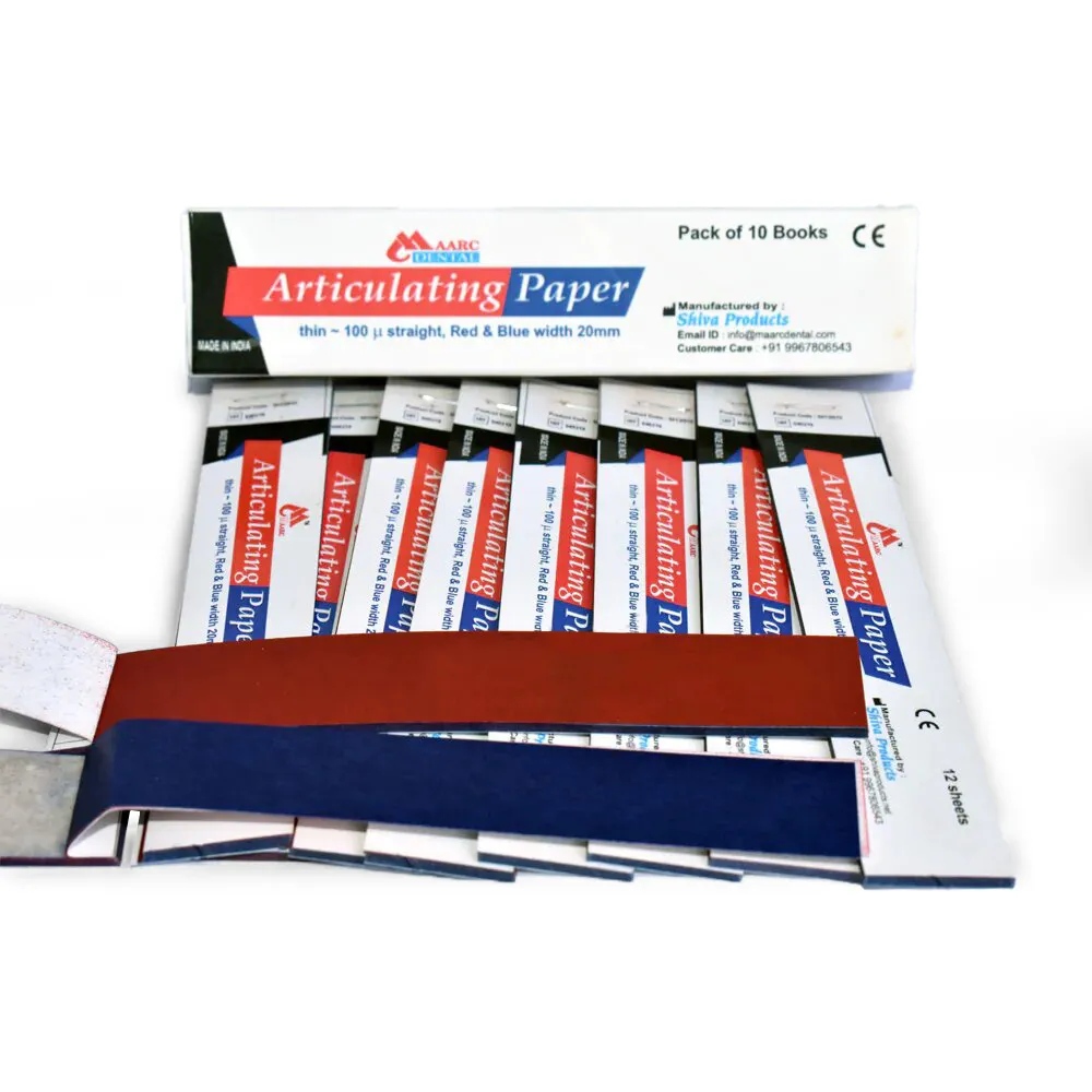 Maarc Articulating Paper - 100µ Microns #Blue&Red