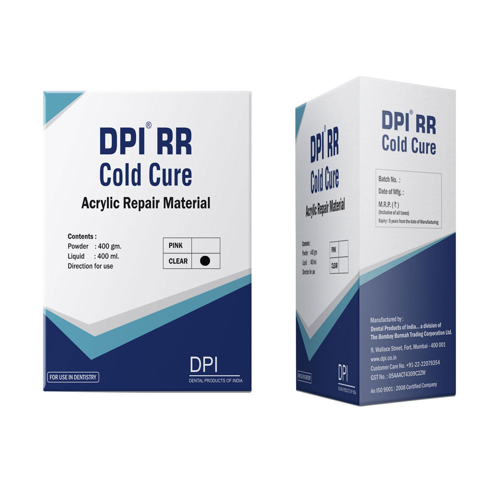 Dpi Rr Cold Cure Laboratory Pack- Clear Shade