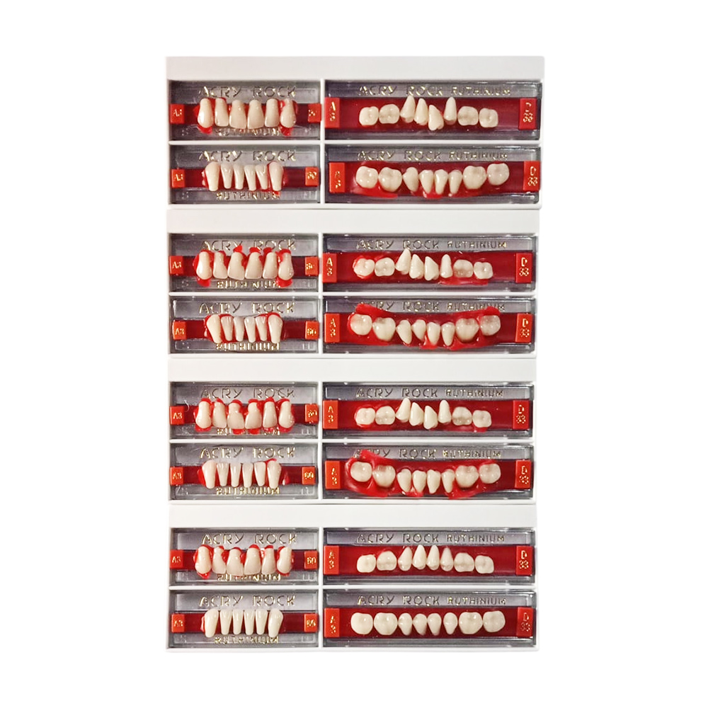 Ruthinium Acryrock Teeth Sets-S 60-A3 (Pack of 4 sets)