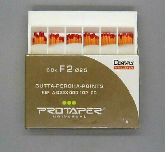 Dentsply Protaper Universal Gutta Percha Points F2 (60 Pcs)