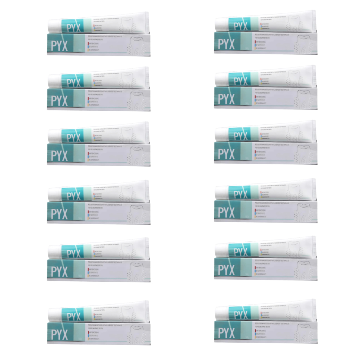 Sandika Pharma Pyx Toothpastes For Sensitive Teeth (Pack of 12)
