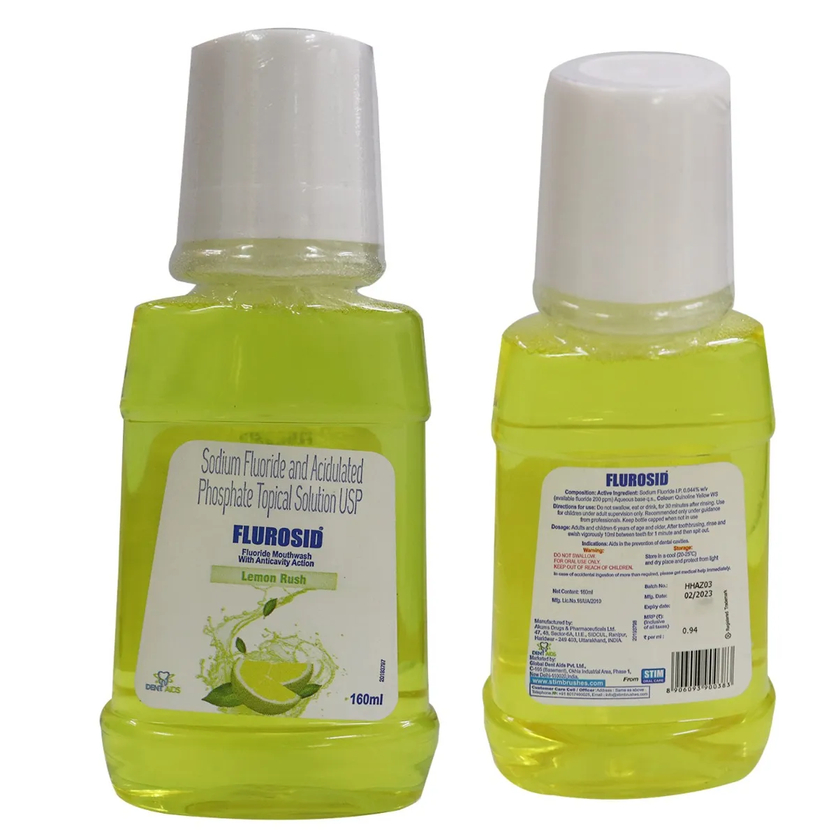 Dentaids Flurosid Mouthwash 160ml (Pack Of 12)