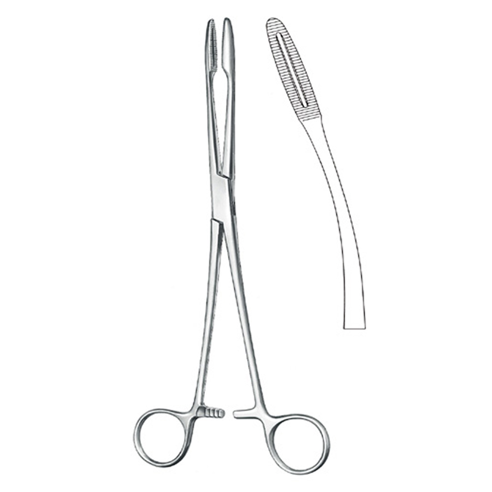 GDC Sterilizing Forceps Gross Maier - Curved (20cm) (Sdfc)