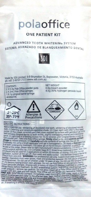 Sdi Pola Office 1 Patient Kit