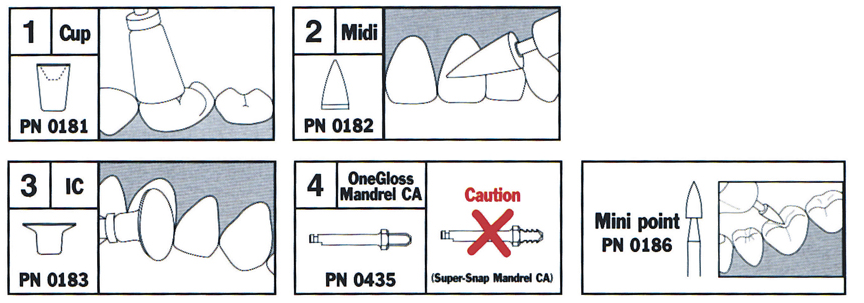 Shofu Dental 50 Pezzi Per Rifinitura Rifinitore E Lucidante Shofu - Foto 13