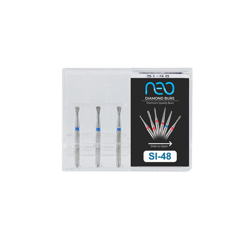 NewDiamond Single Inverted Cone Diamond Bur SI-48 (Pack Of 3)