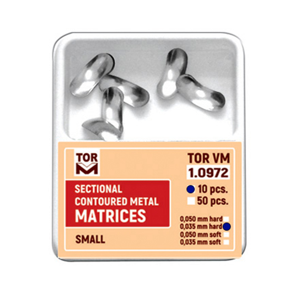 Tor Vm Sectional Contoured Matrices Small (10pcs) No. 1.0972