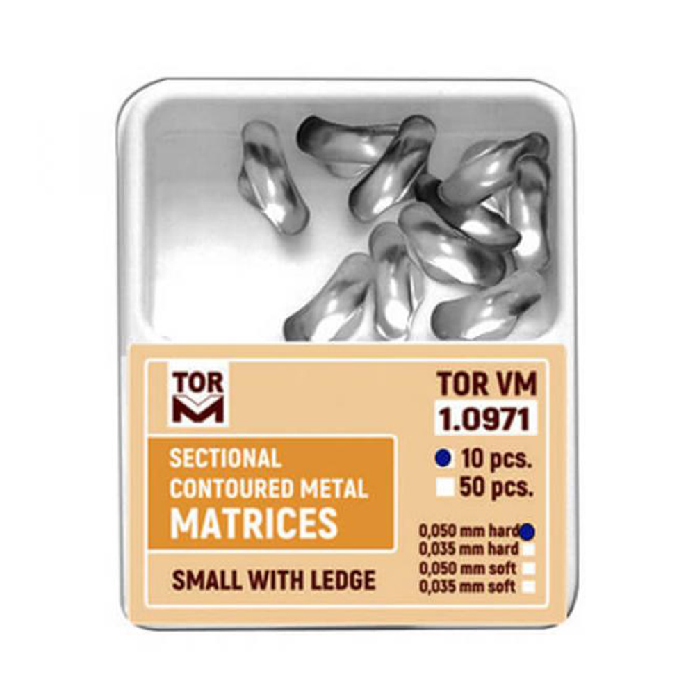 Tor Vm Sectional Contoured Matrices Small with Ledge (10pcs) No. 1.0971