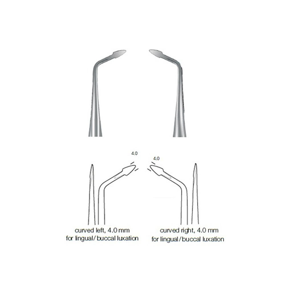 Julldent Sharpened Spadator Angled Left
