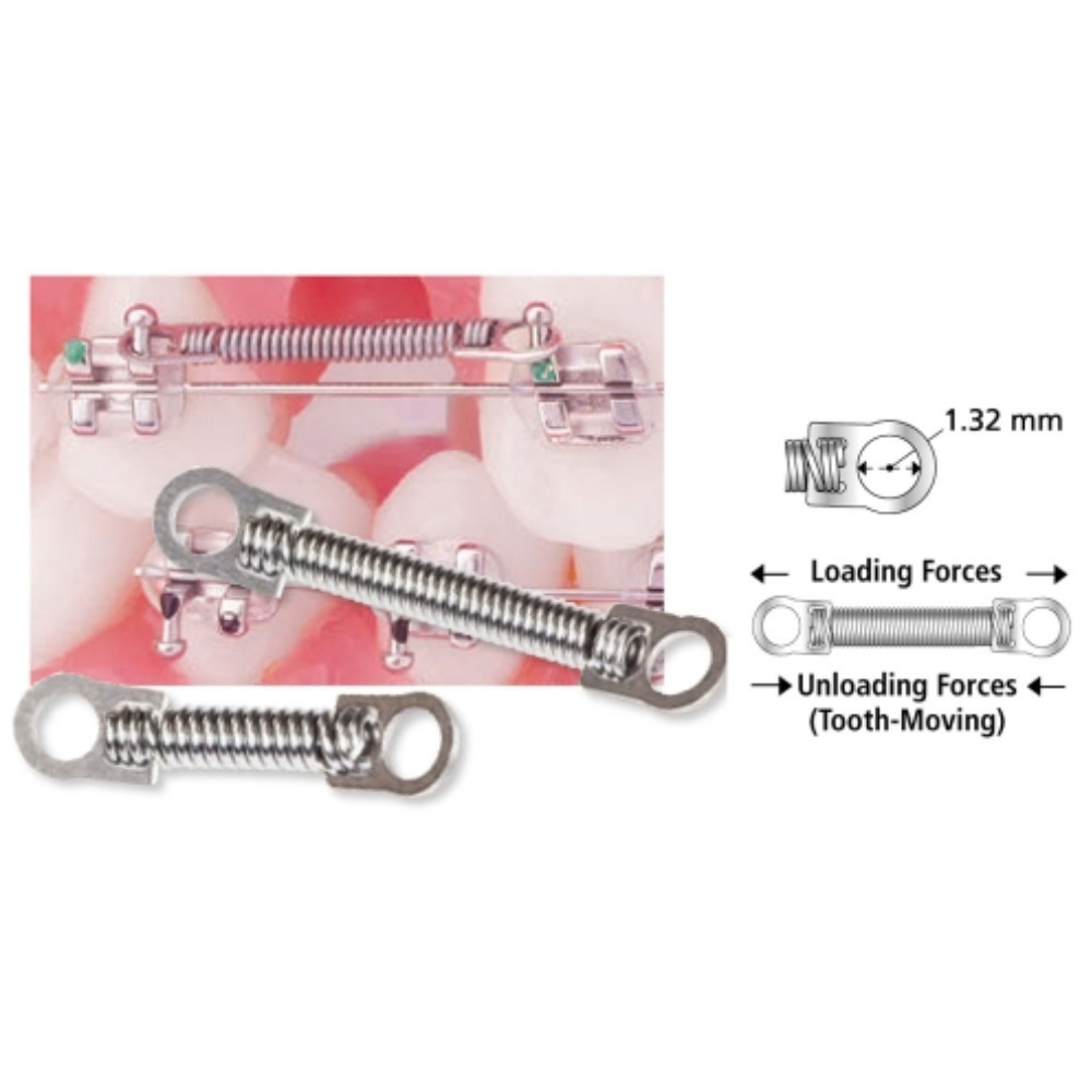 Axim Niti Closed Coil Springs With Eyelets Pack of 10 Pcs