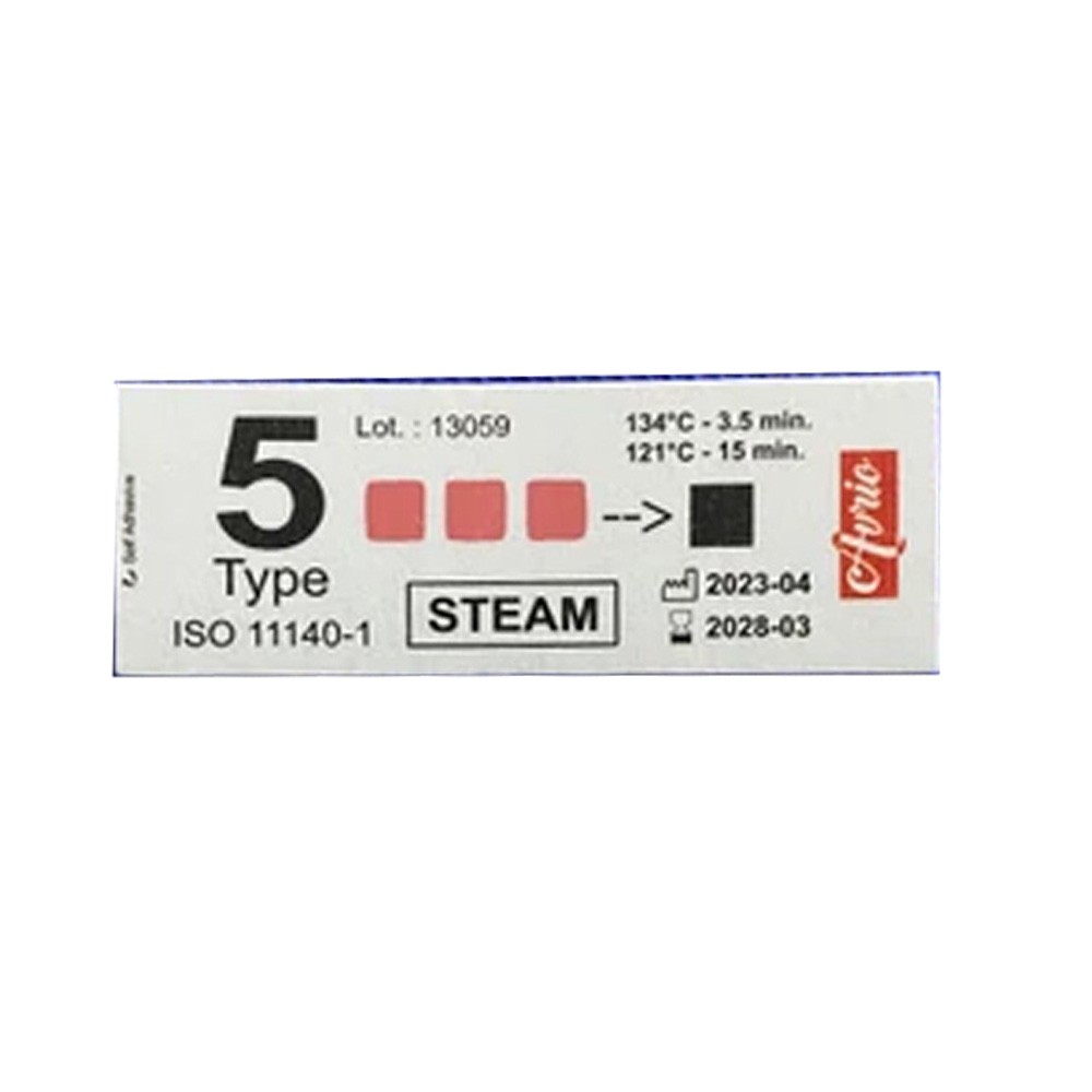 Avrio Type 5 Steam Sterilization Indicator Strips (Pack of 400)