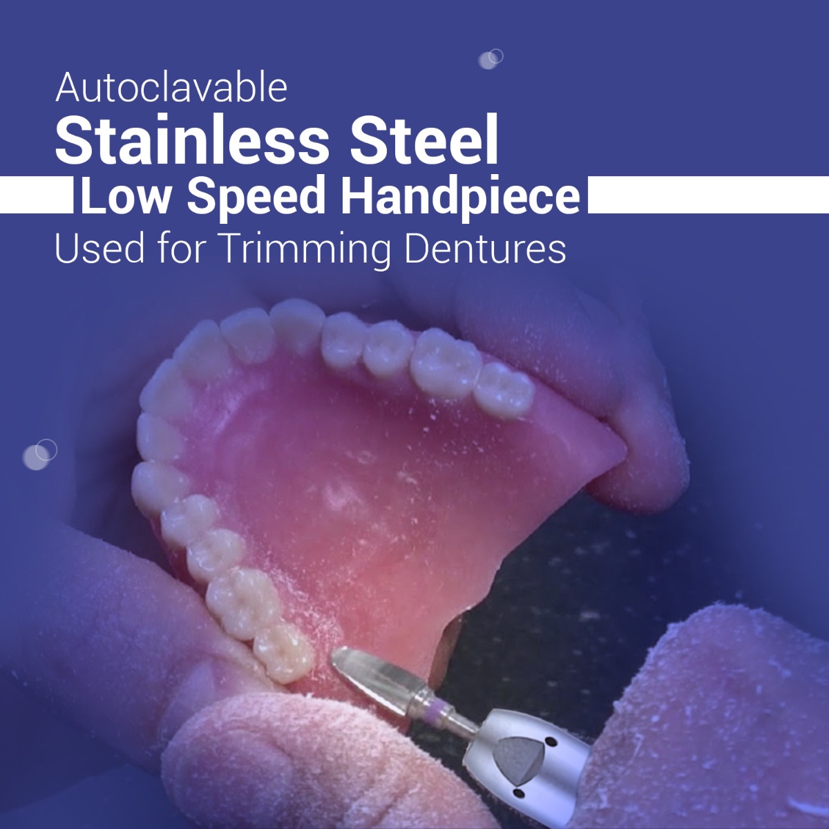 Waldent Straight Handpiece Special Edition - Black (W-134) 