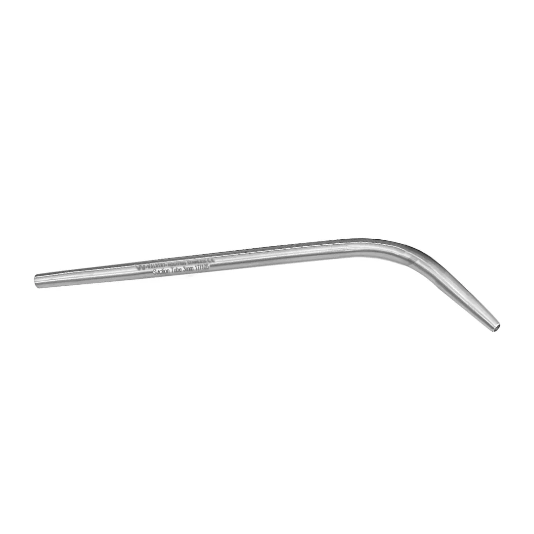 Waldent Suction Tube Curved 18cm