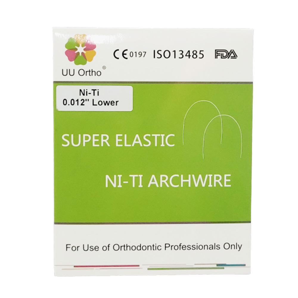 UU Ortho Super Elastic NiTi Archwires Round #Lower 012 Pk/10