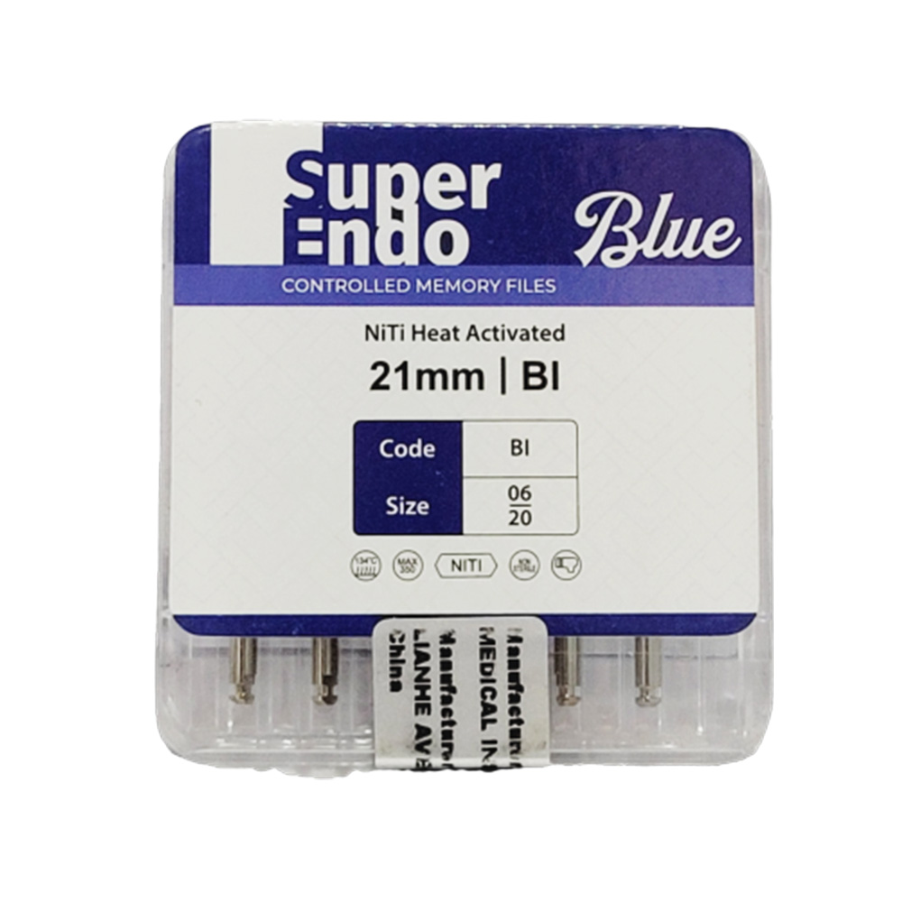 SuperEndo Blue Files 21mm #06/20 (BI) (Pack of 6)