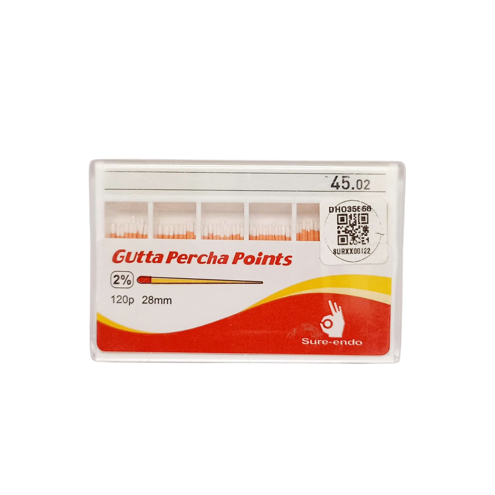 Sure Endo Gutta Percha Points 2%-45