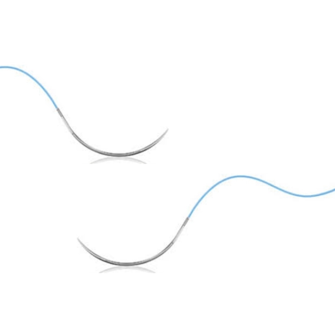 Healthium Trulon #3-0 Monofilament Polyamide Non- Absorbable Suture (SN 3328)