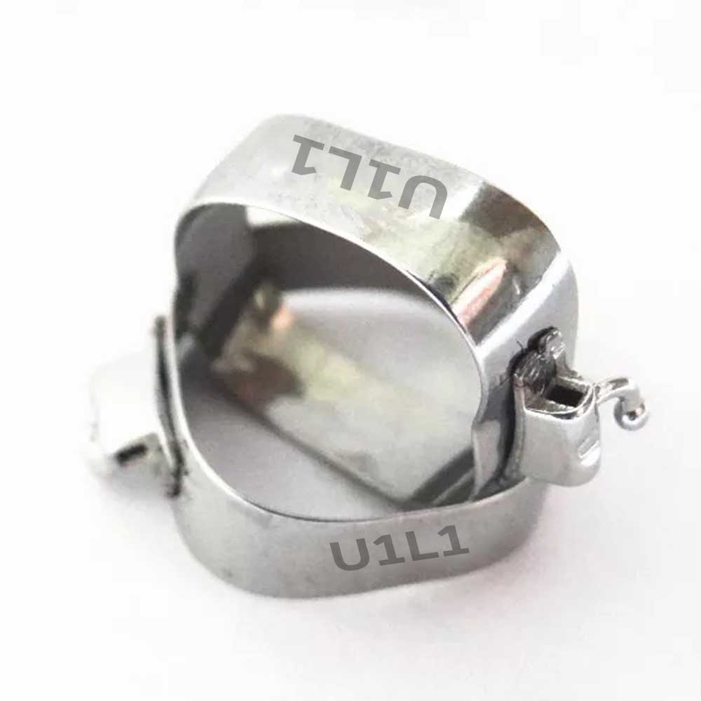 U Ortho Molar Bands Non-Convertible Mbt 0.022 2nd Molar (Pack of 4)