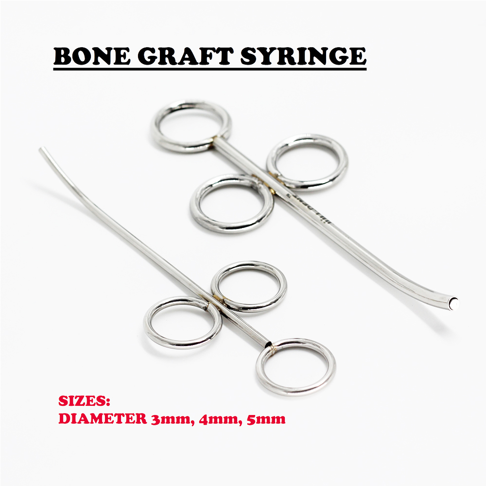 thumbnail interactive-video image 1 of MEDSPO Implant Bone Grafting Instrument Kit - Syringe, Packer, Carrier For Dental Surgery 1 of 4