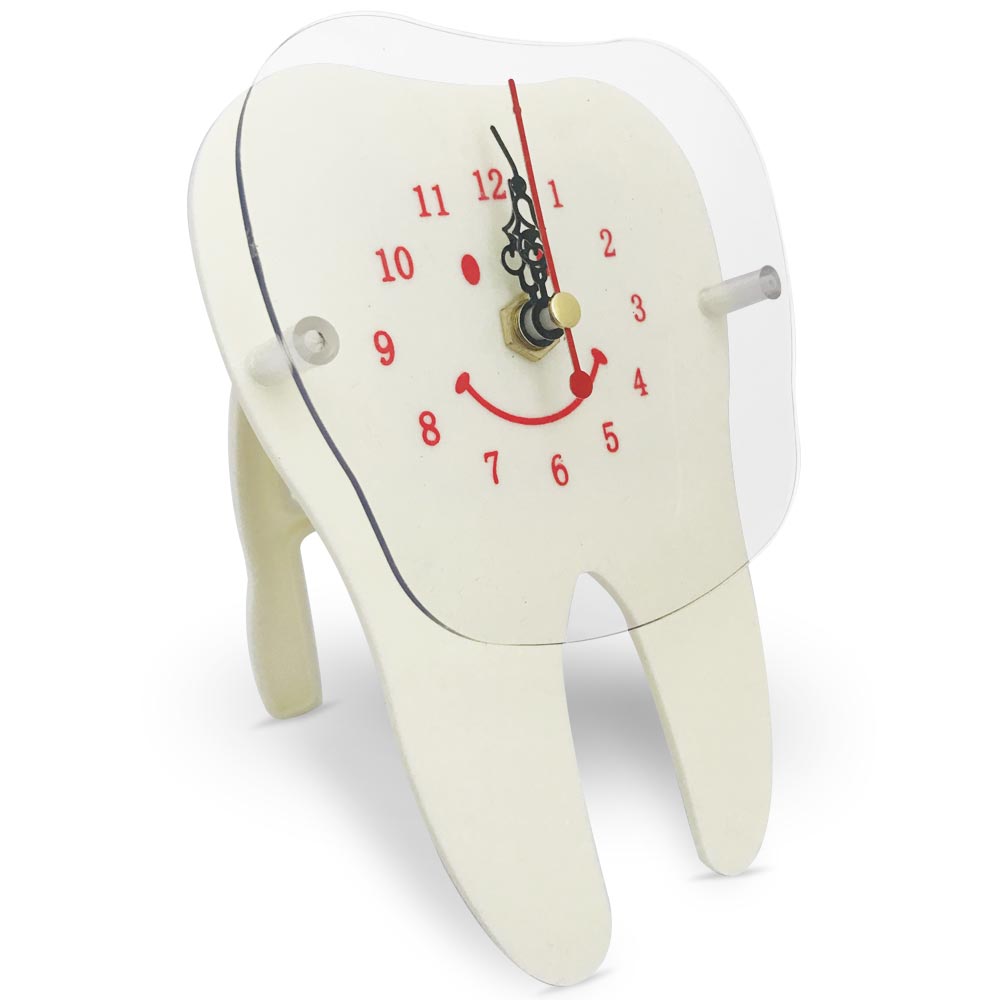 Tooth Shape Table Clock