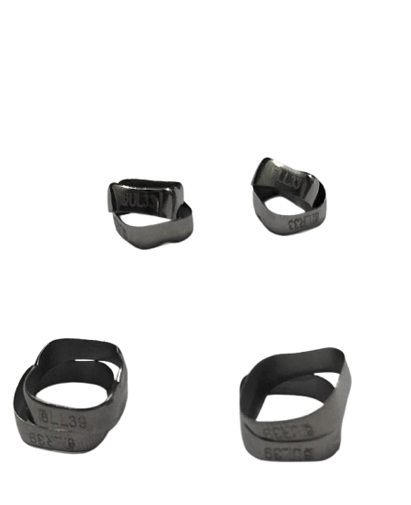 OSL Preformed Non - Convertible 1st Molar Plain Bands (Pack Of 4)