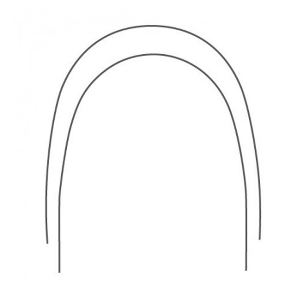 OrthoDent Titanium Molybdenum Archwires Euro / Oval Form Upper Rectangular 0.017"x 0.025"