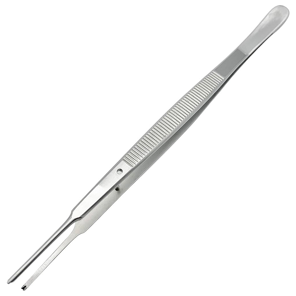 GDC Micro Tissue Forceps Gerald - Straight - 1x2 (18cm) (TPG3)