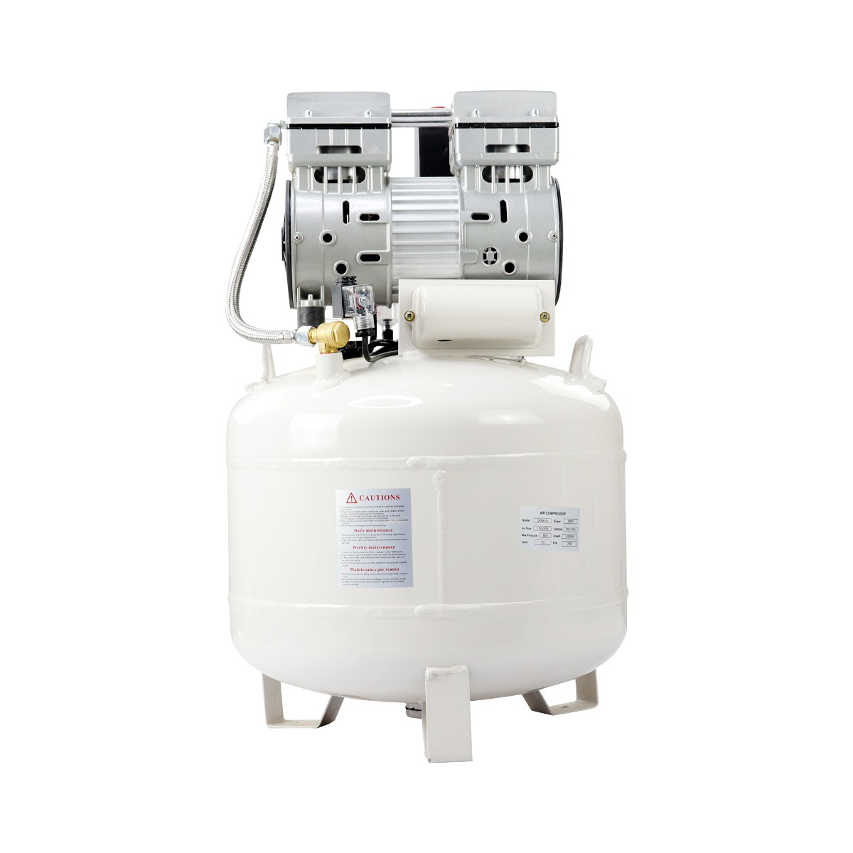 Waldent TurboX Pro Dental Air Compressor 1.1 HP- Round Tank (WAC-110-TP-RT) # Refurbished