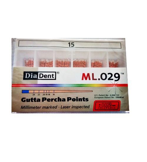 Diadent Gutta Percha Points - 2% # 15