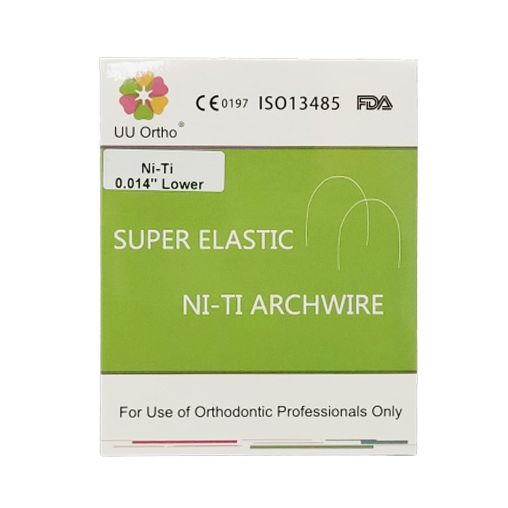 UU Ortho Super Elastic NiTi Archwires -Round Pk/10