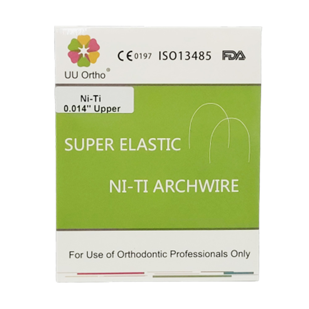 UU Ortho Super Elastic NiTi Archwires Round #Upper 014 Pk/10