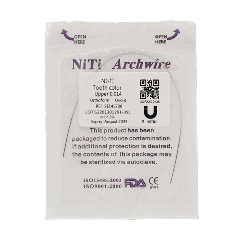 U Ortho Niti Tooth Color Wire - Ovoid (Pack of 1)