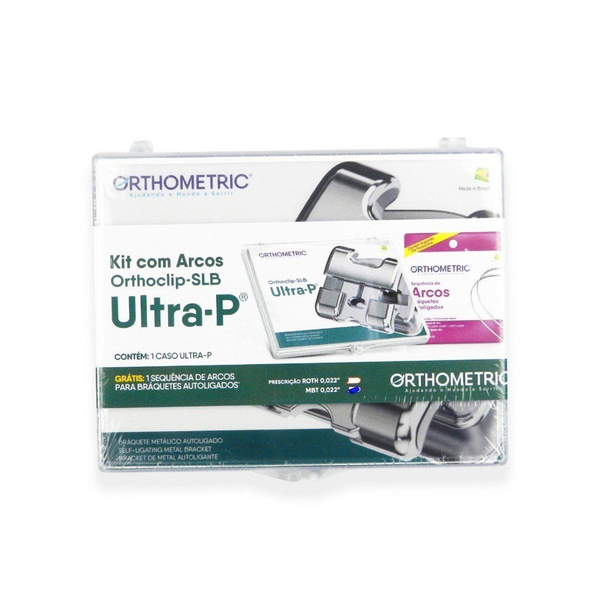OrthoMetric Ultra-P Self Ligating Bracket Kit + Arch Sequence