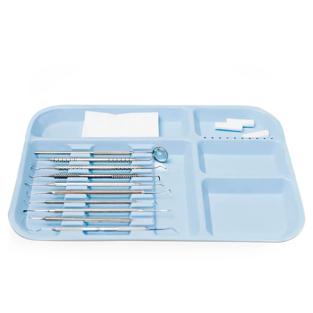 thumbnail image 2 of Stainless Steel Instrument Tray – 12.5x7x2 Inches, For Surgical, Dental, Or Veterinary Use 2 of 5