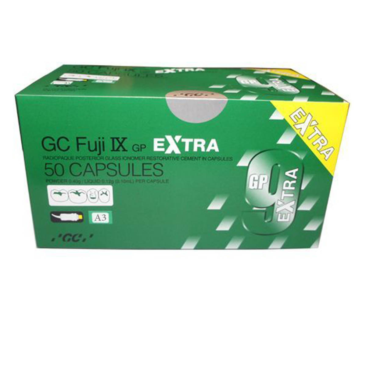 GC Fuji 9 GP Extra Capsule Pack of 50 #A3 