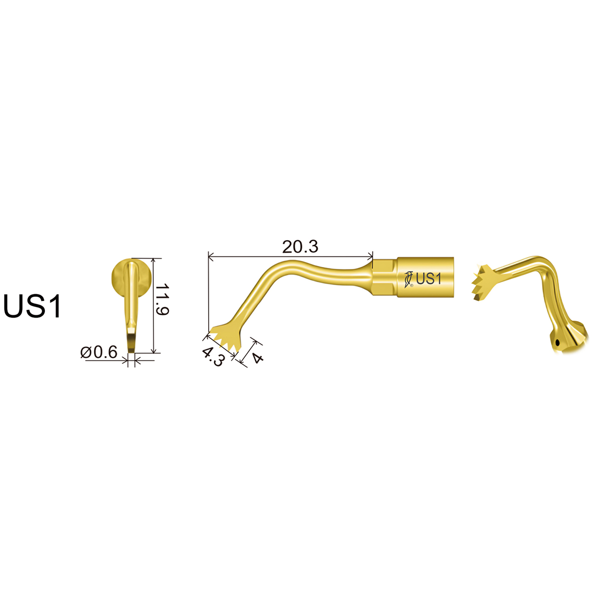 Woodpecker Piezo Bone Surgery Tips