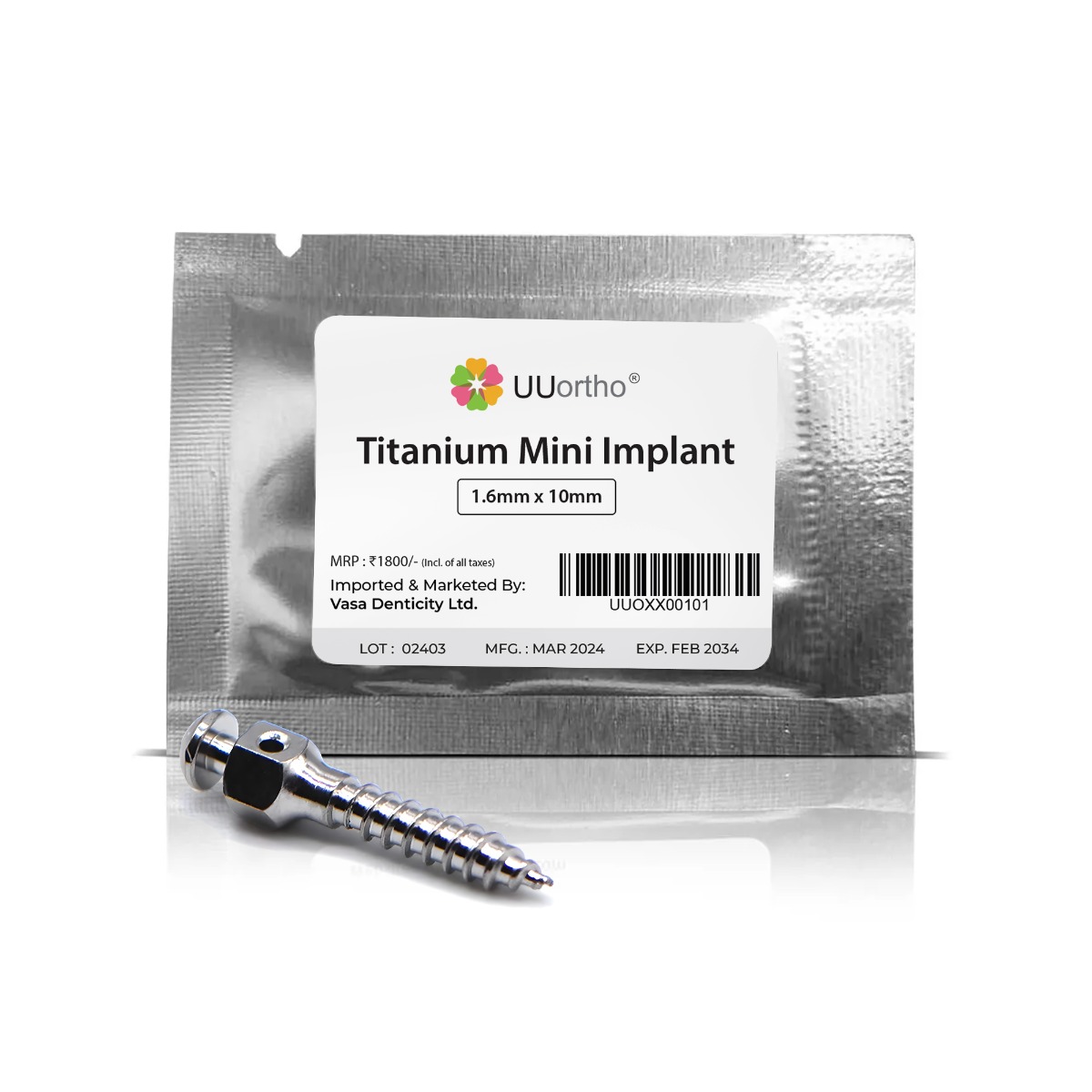 UU Ortho Titanium Mini Implant