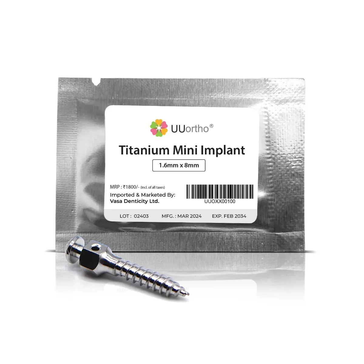 UU Ortho Titanium Mini Implant