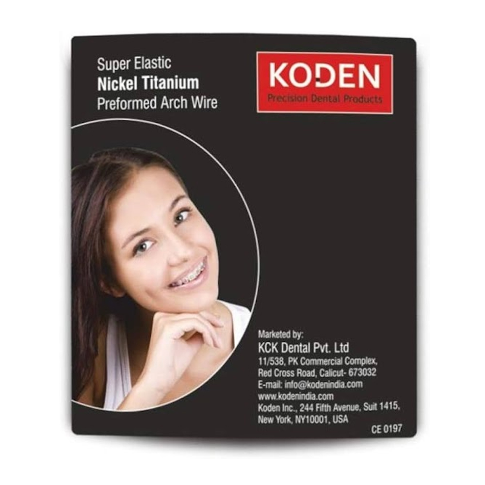 Koden Superelastic Ceramic Coated NiTi Archwires - Rectangular (Pack of 1)