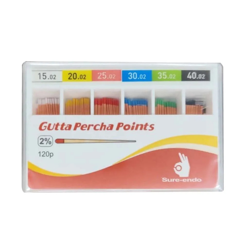 Sure Endo Gutta Percha Points 2%