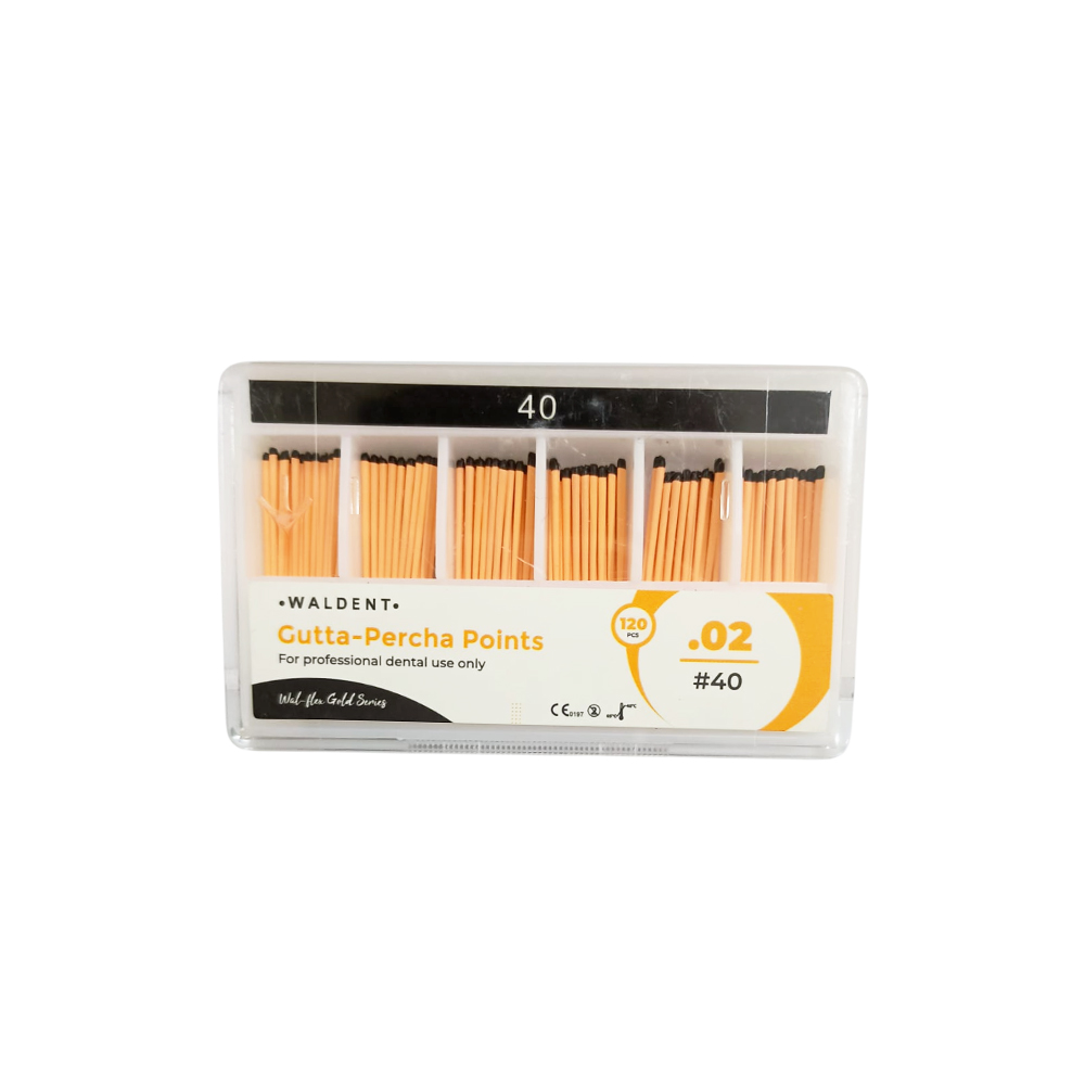 Waldent Gutta Percha Points 2% #40