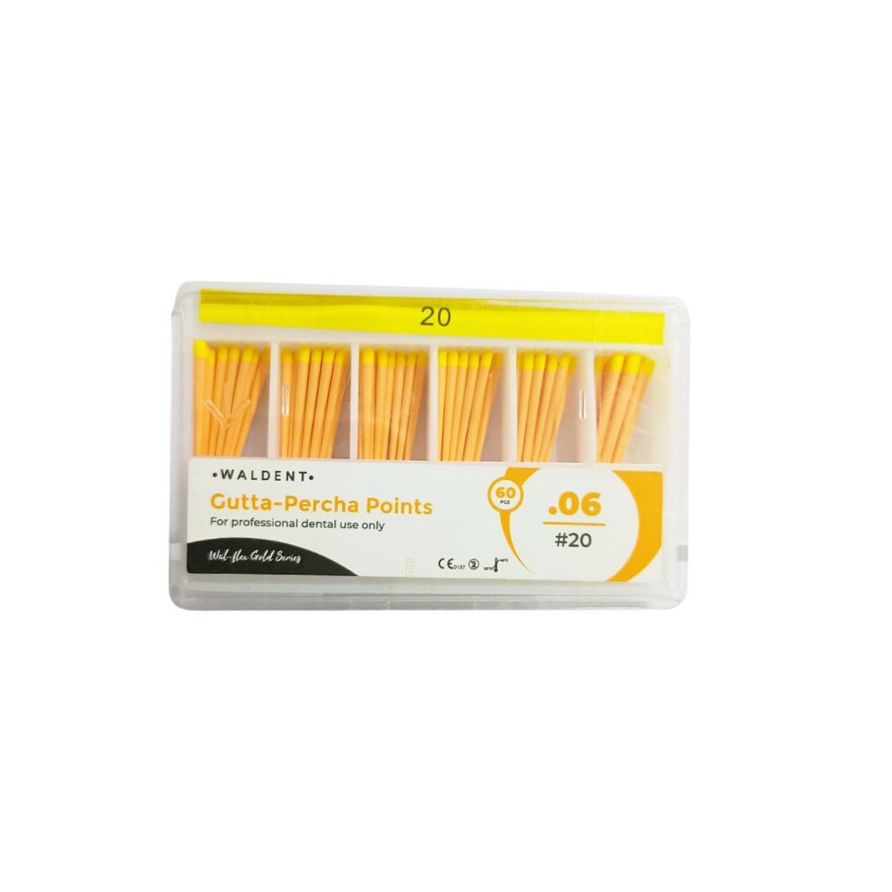 Waldent Gutta Percha Points 6% #20
