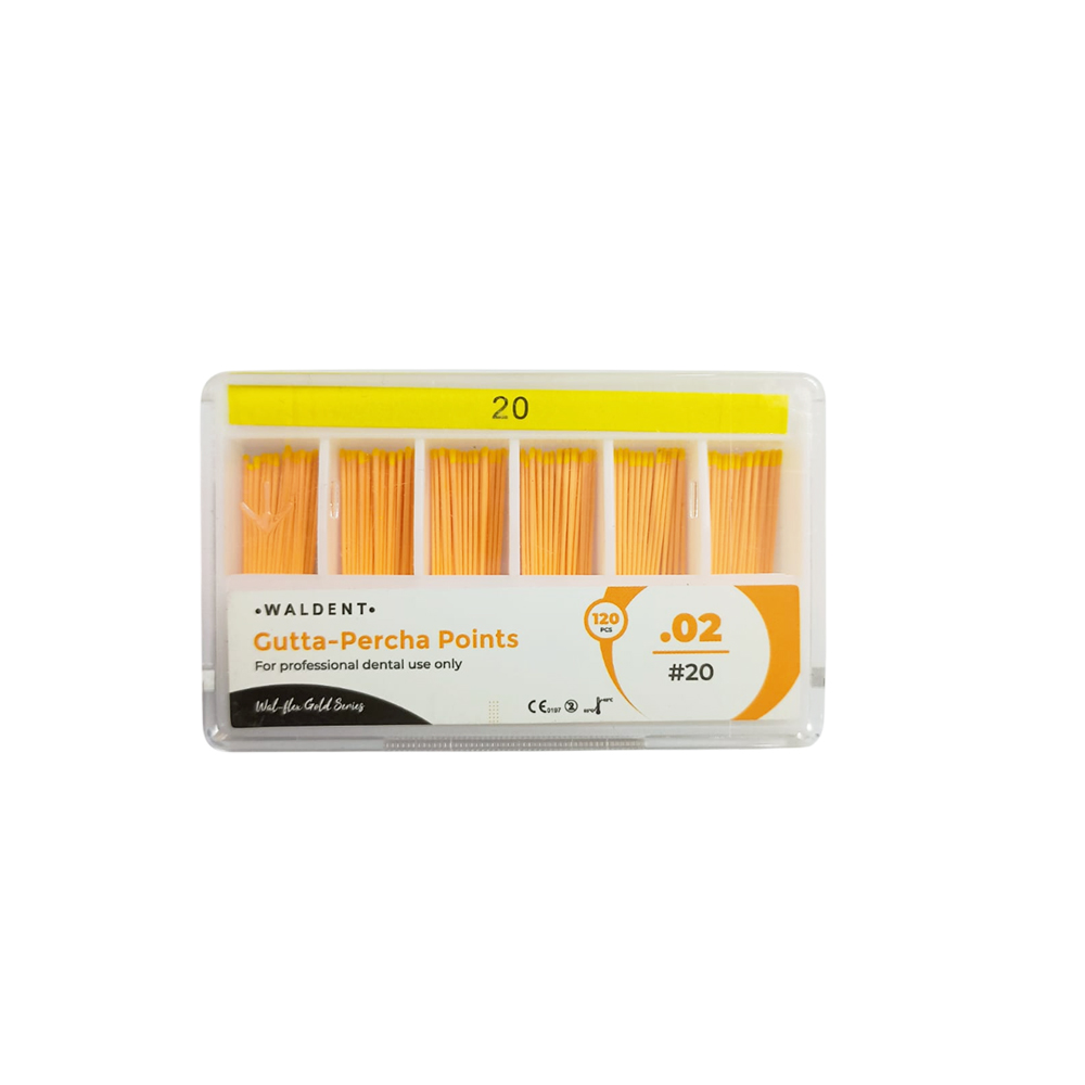 Waldent Gutta Percha Points 2% #20