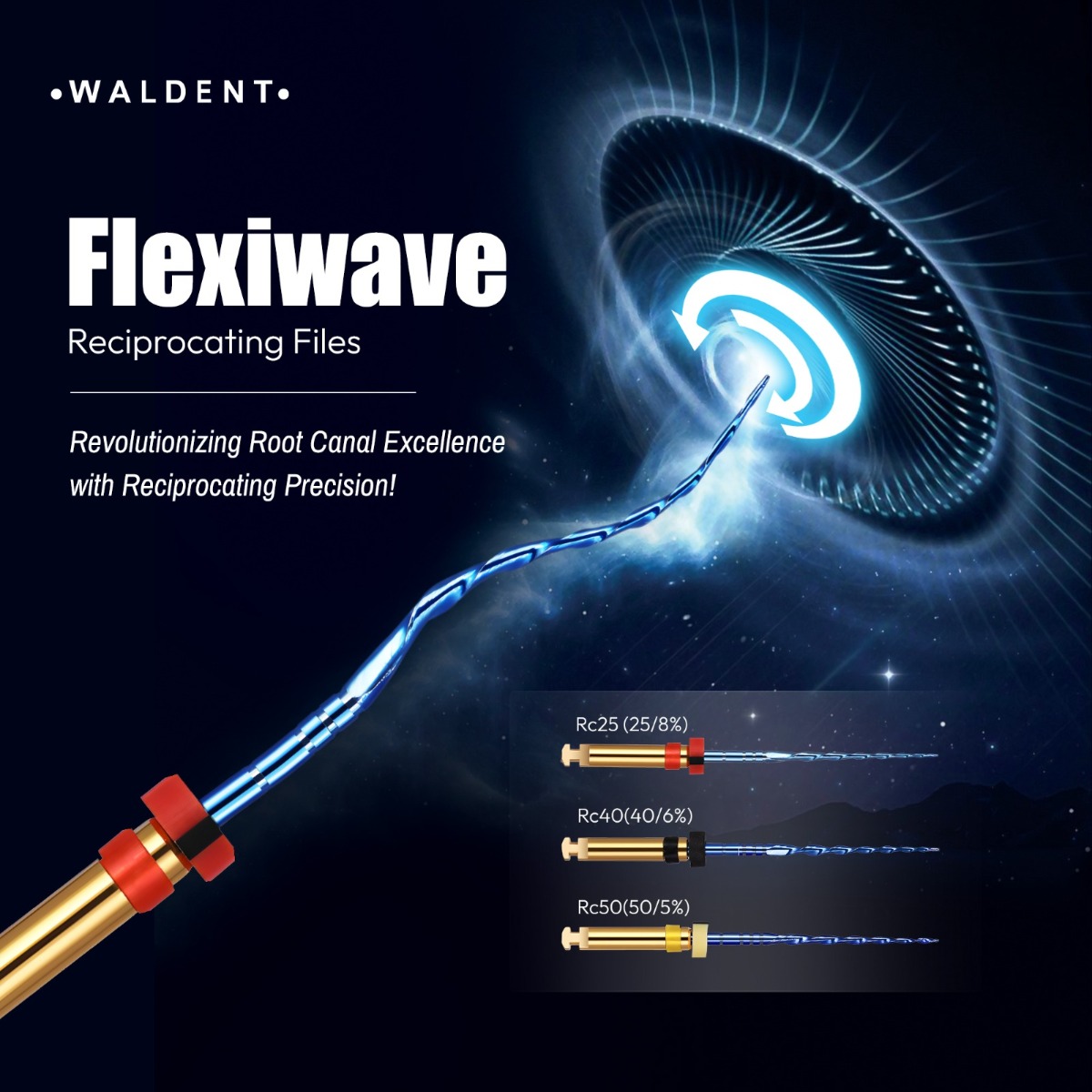 Waldent Flexiwave Reciprocating Files (21mm)