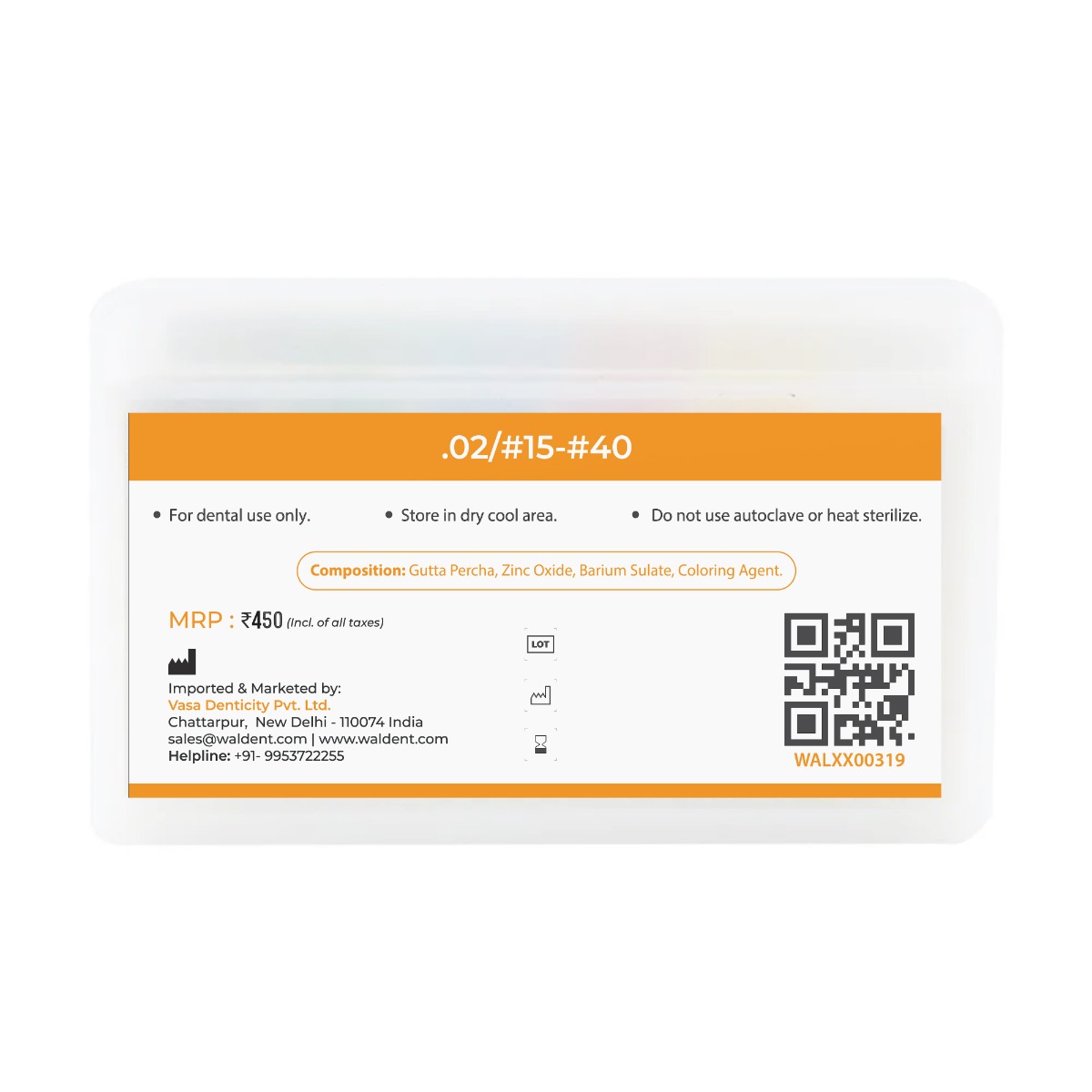 Waldent Gutta Percha Points 2%