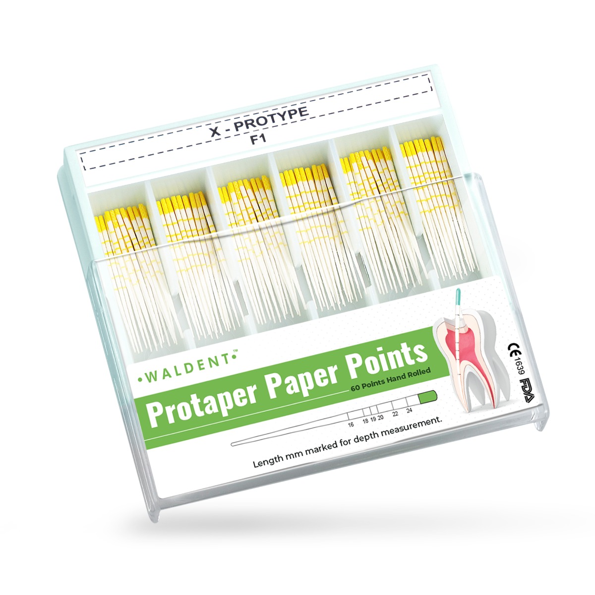 Waldent Paper Points Protaper (Length Marked)
