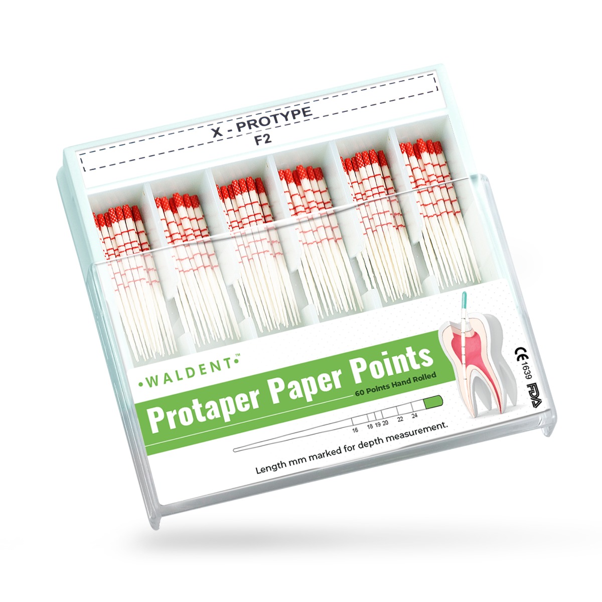 Waldent Paper Points Protaper (Length Marked)