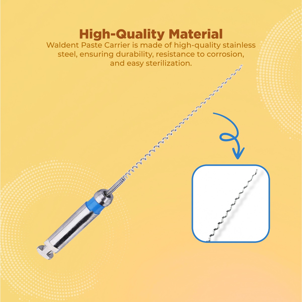 Waldent Paste Carrier (Lentulo Spiral) 21mm (Pack of 4)