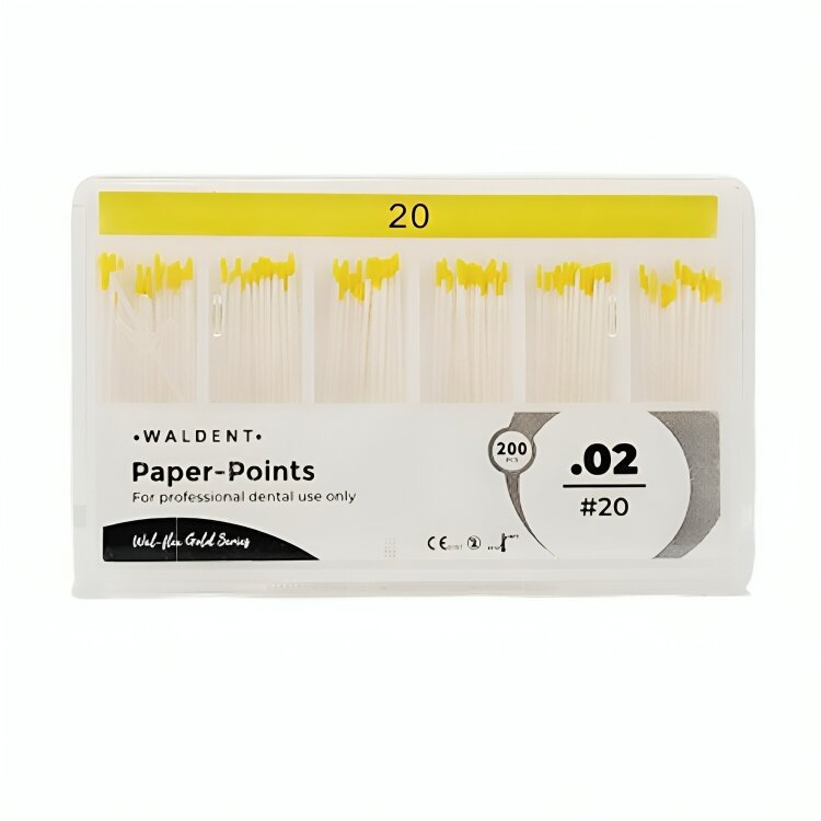 Waldent Paper Points 2% #20